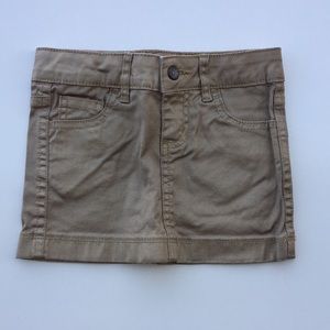 Joe Fresh brand Girls gold skirt